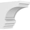 Ekena Millwork Standard Diane Architectural Grade PVC Corbel, 5"W x 10"D x 10"H CORP05X10X10DIA - alternate 1